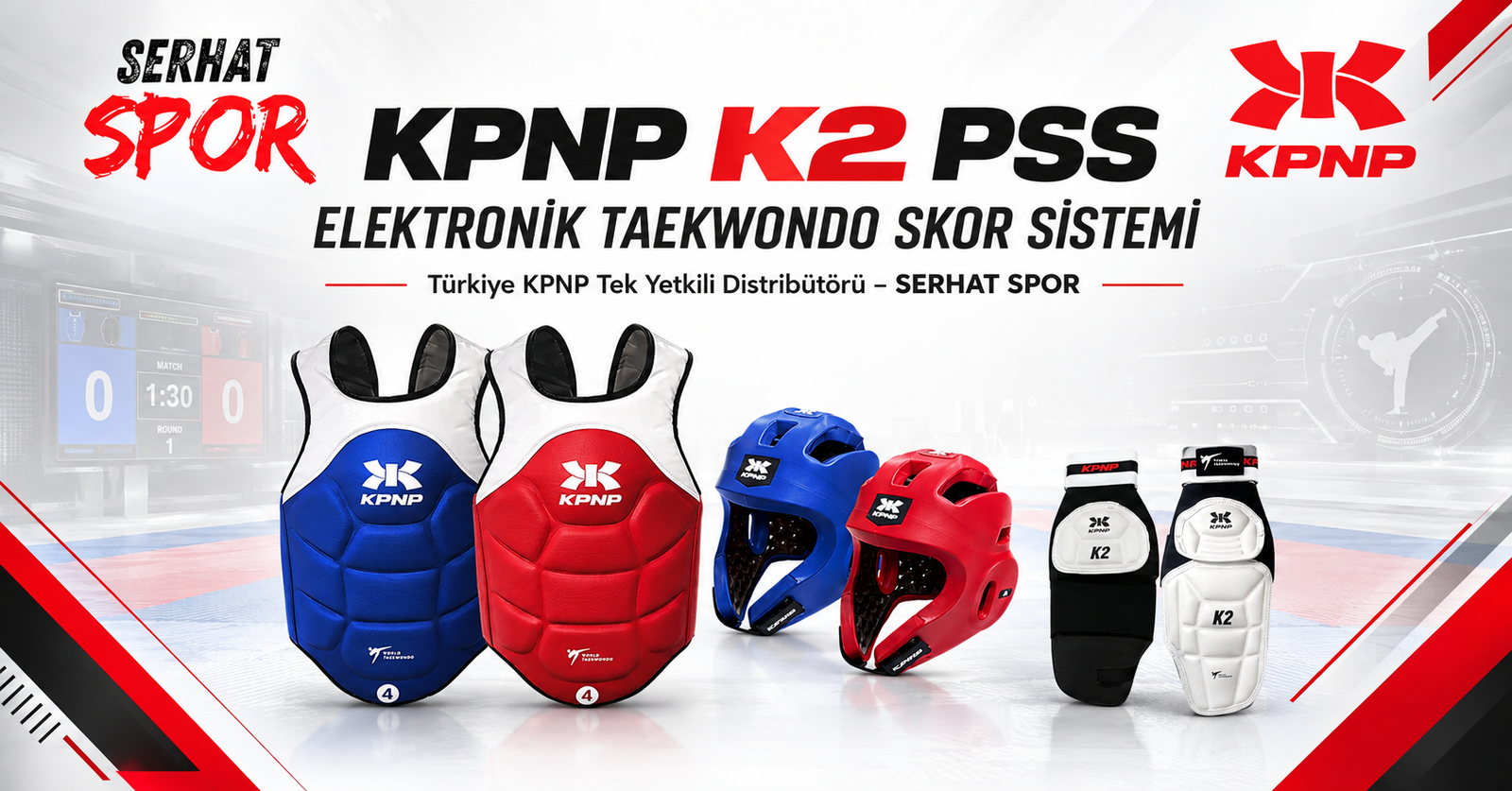 KPNP K2 PSS: Taekwondo Müsabakalarında Yeni Nesil Elektronik Skor Teknolojisi